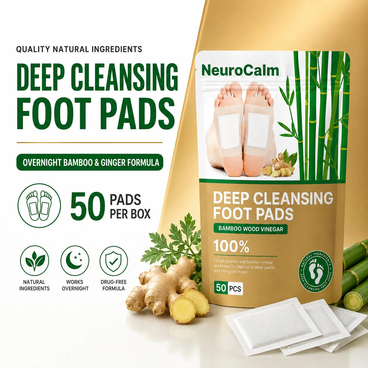 NeuroCalm Cleansing Foot Pad